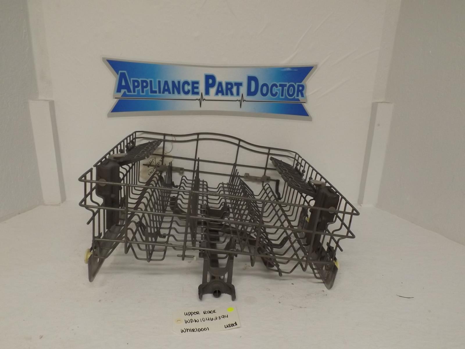 Whirlpool Dishwasher WPW10462394 Upper Rack Used Whirlpool Dishwasher WPW10462394 Upper Rack Used